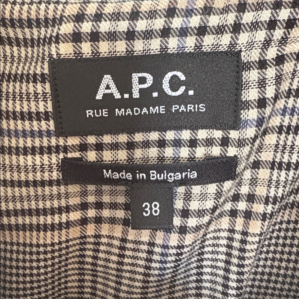 A.P.C Nina baby blue wool coat - Picture 3 of 9